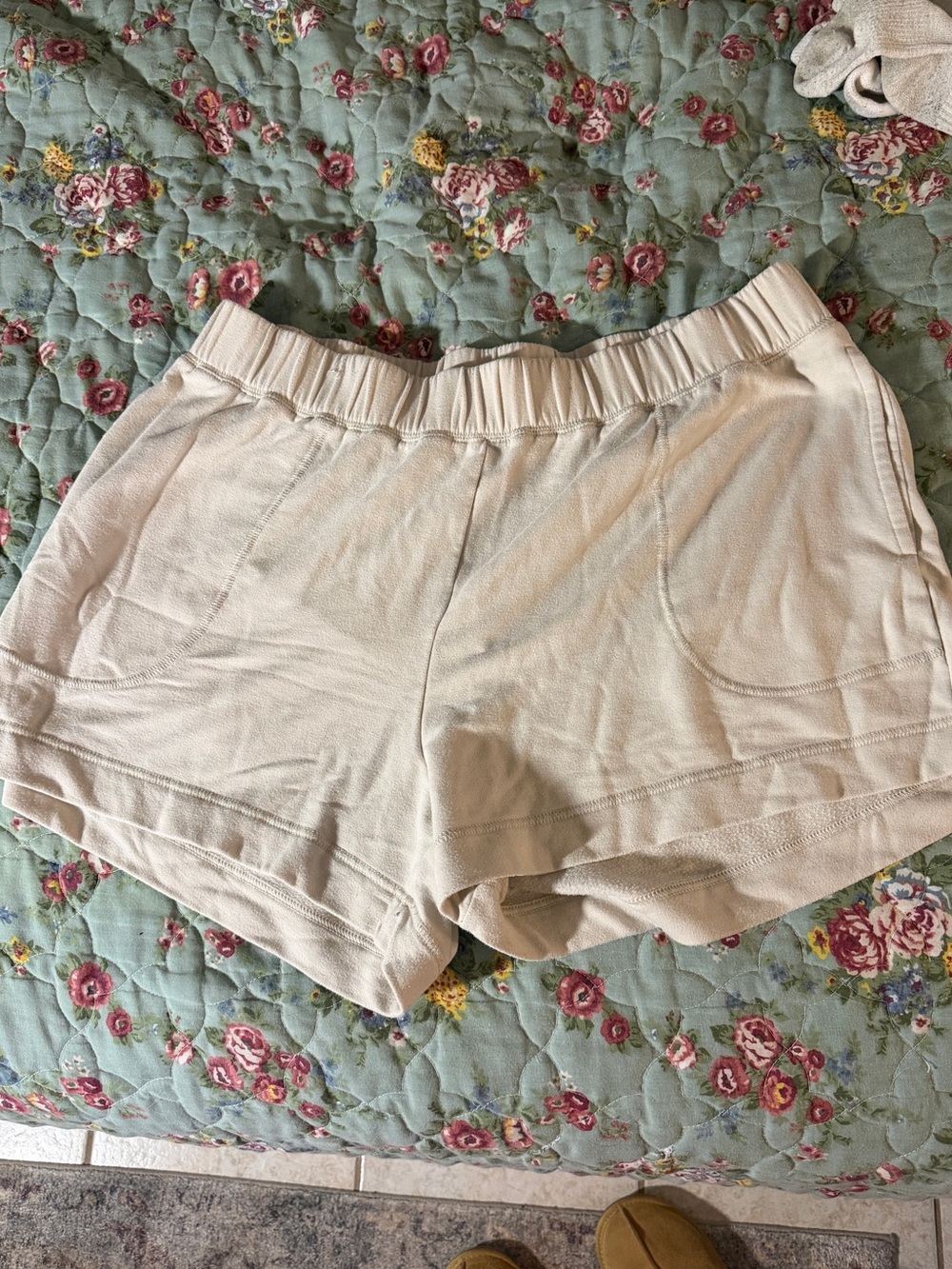 Old Navy Light Cream Lounge Shorts